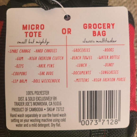 Limited edition Trader Joe's reusable bags - Picture 3 of 3